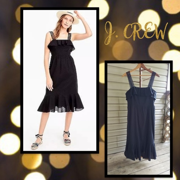 J. Crew Dresses & Skirts - J. CREW Tiered Eyelet ruffle  dress